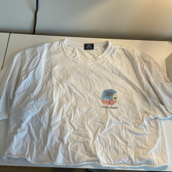Stussy designs cropped t shirt - Picture 1 of 4
